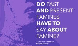 What do Past and Present Famines have to Say about Famine? (12 e 13/06/2025)